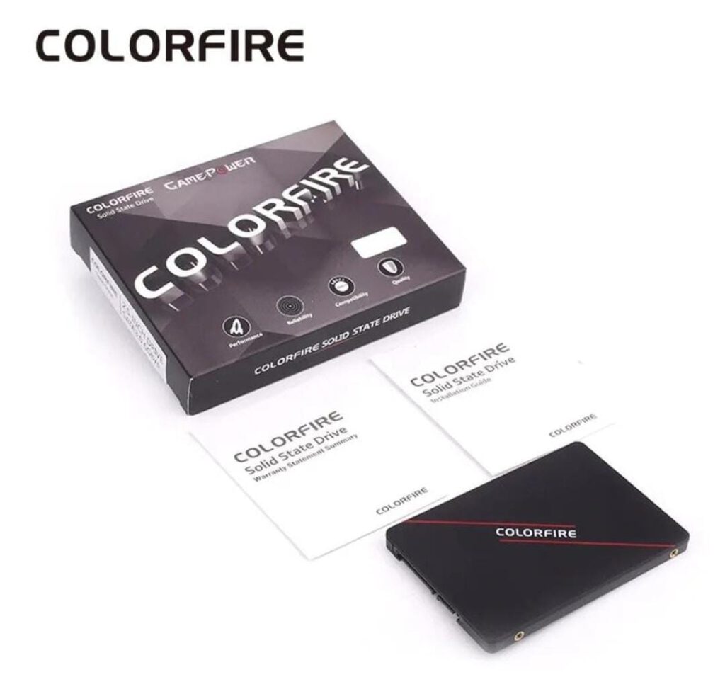 Color fire solid state drive
