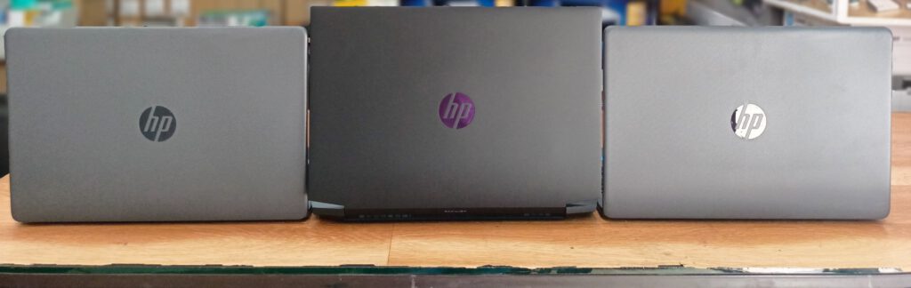 HP laptops back