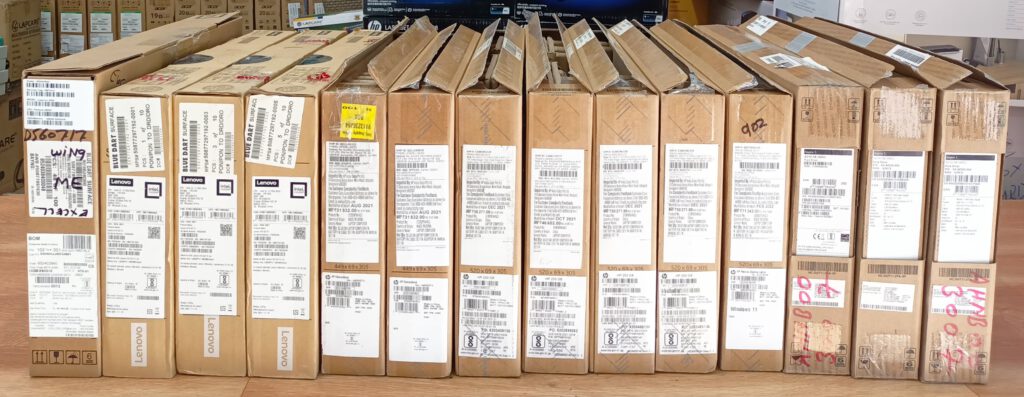 Seal packed new laptops